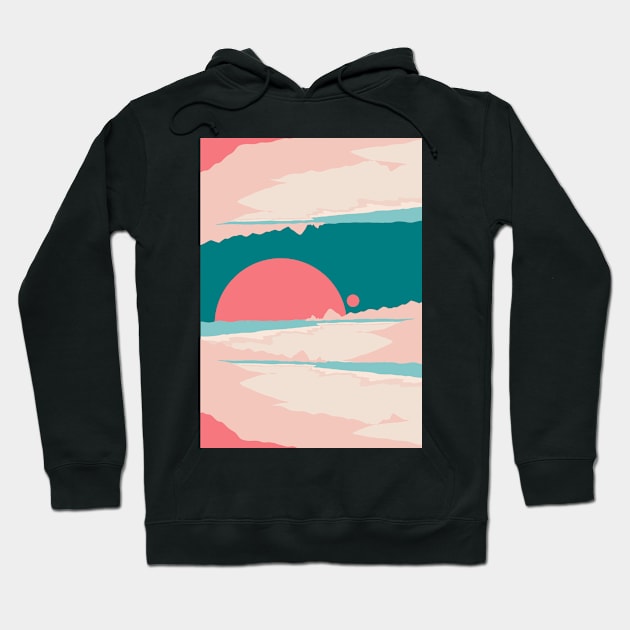 The dual worlds Hoodie by Swadeillustrations